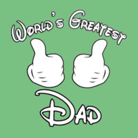 World's Greatest Dad T's - HD Cotton Short Sleeve T-Shirt Design