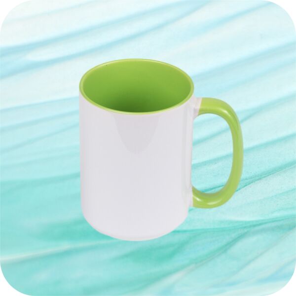 Two Tone Mug 15oz - Green Thumbnail