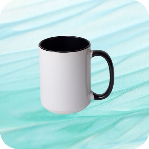 Two Tone Mug 15oz - Black Thumbnail