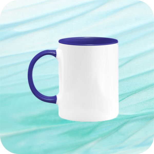 Two Tone Mug 11oz - Royal Blue Thumbnail