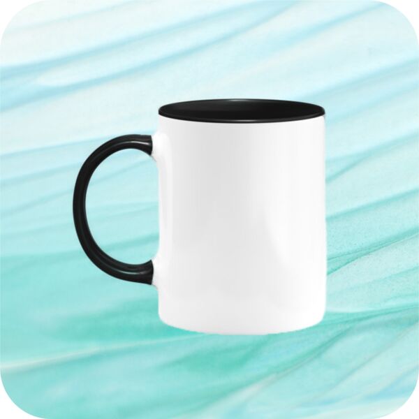 Two Tone Mug 11oz - Black Thumbnail