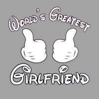 World's Greatest Girlfriend T's - HD Cotton Short Sleeve T-Shirt Design