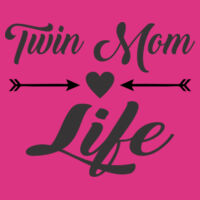 Twin Mom Life Hood Sweatshirt Design