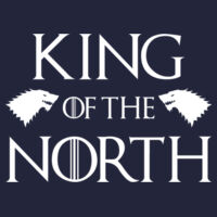 King Of The North Hooded Sweatshirt - NuBlend Hooded Sweatshirt Design
