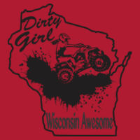 Dirty Girl ATV - NuBlend Crewneck Sweatshirt Design