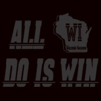 All WI do is win - Two Tone Mug 11oz - Black Design