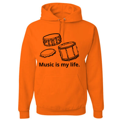 Music is my life Hood sweatshirt Thumbnail