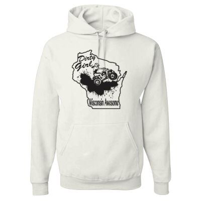 Dirty Girl ATV Hood - Wisconsin Awesome - NuBlend Hooded Sweatshirt Thumbnail
