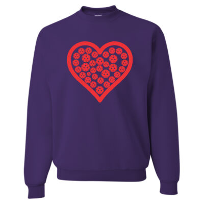 Heart Pickleballs - Crewneck Sweatshirt Thumbnail