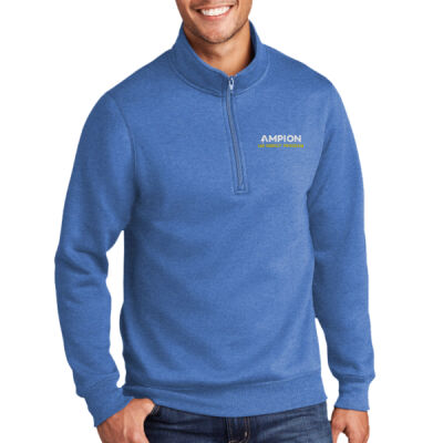 Embroidered  - Core Fleece 1/4 Zip Pullover Sweatshirt Thumbnail