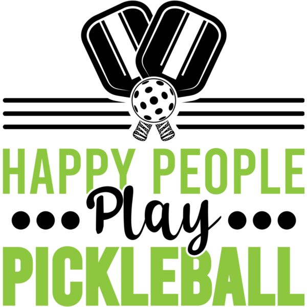 Happy People Play Pickleball SVG Thumbnail