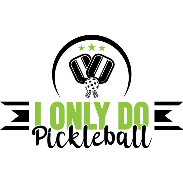 I Only Do Pickleball SVG Thumbnail
