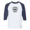 Heavy Cotton Three-Quarter Raglan Sleeve Baseball T-Shirt Thumbnail