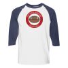 Heavy Cotton Three-Quarter Raglan Sleeve Baseball T-Shirt Thumbnail