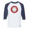 Heavy Cotton Three-Quarter Raglan Sleeve Baseball T-Shirt Thumbnail