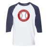 Heavy Cotton Three-Quarter Raglan Sleeve Baseball T-Shirt Thumbnail