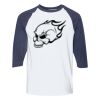 Heavy Cotton Three-Quarter Raglan Sleeve Baseball T-Shirt Thumbnail