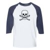 Heavy Cotton Three-Quarter Raglan Sleeve Baseball T-Shirt Thumbnail