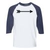 Heavy Cotton Three-Quarter Raglan Sleeve Baseball T-Shirt Thumbnail