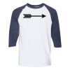 Heavy Cotton Three-Quarter Raglan Sleeve Baseball T-Shirt Thumbnail