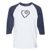 Heavy Cotton Three-Quarter Raglan Sleeve Baseball T-Shirt Thumbnail