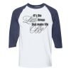 Heavy Cotton Three-Quarter Raglan Sleeve Baseball T-Shirt Thumbnail