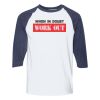 Heavy Cotton Three-Quarter Raglan Sleeve Baseball T-Shirt Thumbnail