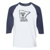 Heavy Cotton Three-Quarter Raglan Sleeve Baseball T-Shirt Thumbnail