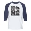 Heavy Cotton Three-Quarter Raglan Sleeve Baseball T-Shirt Thumbnail