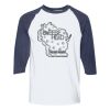 Heavy Cotton Three-Quarter Raglan Sleeve Baseball T-Shirt Thumbnail