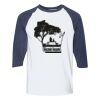 Heavy Cotton Three-Quarter Raglan Sleeve Baseball T-Shirt Thumbnail