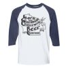 Heavy Cotton Three-Quarter Raglan Sleeve Baseball T-Shirt Thumbnail