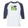 Heavy Cotton Three-Quarter Raglan Sleeve Baseball T-Shirt Thumbnail