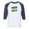 Heavy Cotton Three-Quarter Raglan Sleeve Baseball T-Shirt Thumbnail