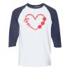 Heavy Cotton Three-Quarter Raglan Sleeve Baseball T-Shirt Thumbnail