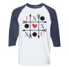 Heavy Cotton Three-Quarter Raglan Sleeve Baseball T-Shirt Thumbnail